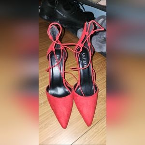 Red SheIn heels